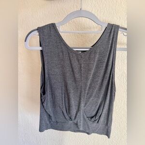 Gray Sleeveless Women's Top
